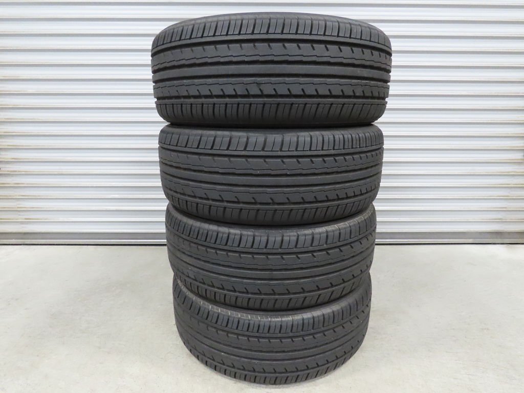 4本 YOKOHAMA 225/45R18 ES32 ヨコハマ エコス ブルーアース 2024年製 薄イボ付き 超バリ溝タイヤ拍卖