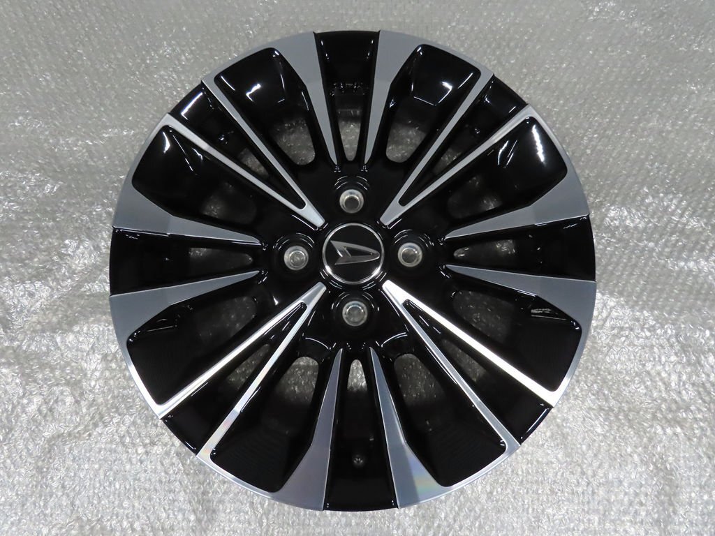 1本 ダイハツ タントカスタム LA650 純正 RS 新車外し 4.5J +45 PCD100 4穴 15インチ ムーヴ ガリ傷無し 美品 2025年製造拍卖