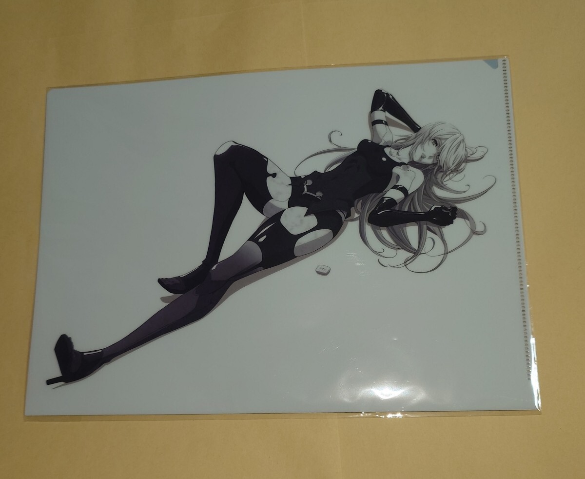 NieR:Automata Ver1.1a 音アニ コラボ 限定 描き下ろし クリアファイル Type A Number 2 A2 nier automata ニーア オートマタ拍卖