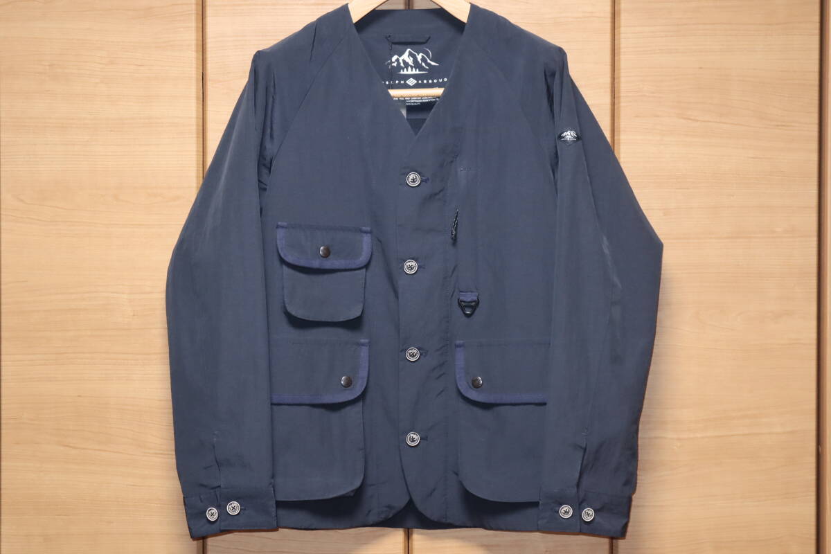 ★参考上代4.3万円★サンプル品★ JOSEPH ABBOUD ジョセフアブード ★ マイクロリップワッシャーブルゾン ★sizeL拍卖