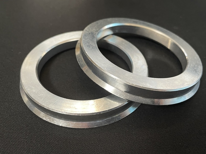 即決!●アルミ製 ツバ付 ハブリング 2個 75mm→56mm【未使用品】拍卖