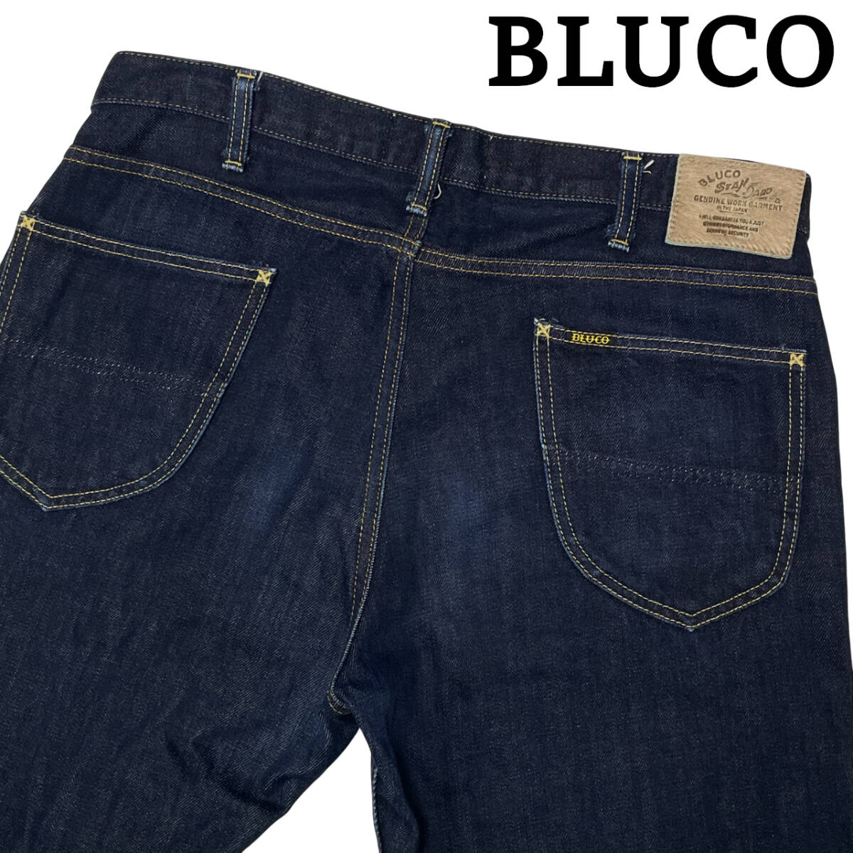 BLUCO ブルコ COWBOY DENIM PANTS サイズM (約83cm W33相当) カウボーイ デニムパンツ リジット メンズ Lee 101 ジーンズ 岡山倉敷拍卖
