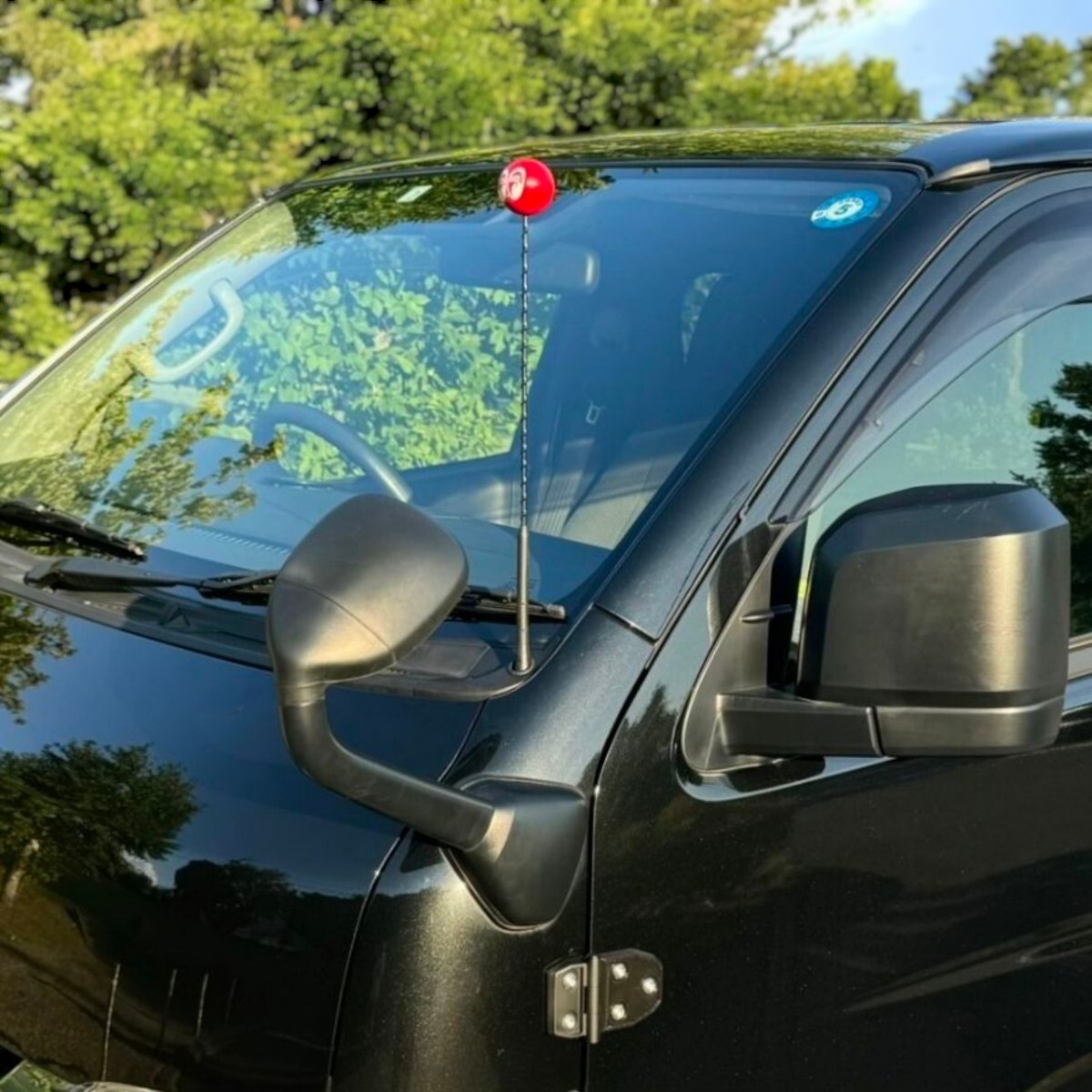 ナロー用★ショート USアンテナ キット★200系 ハイエース ダミーアンテナ USカスタム パーツ アクセサリー アンテナトッパー マスコット用拍卖