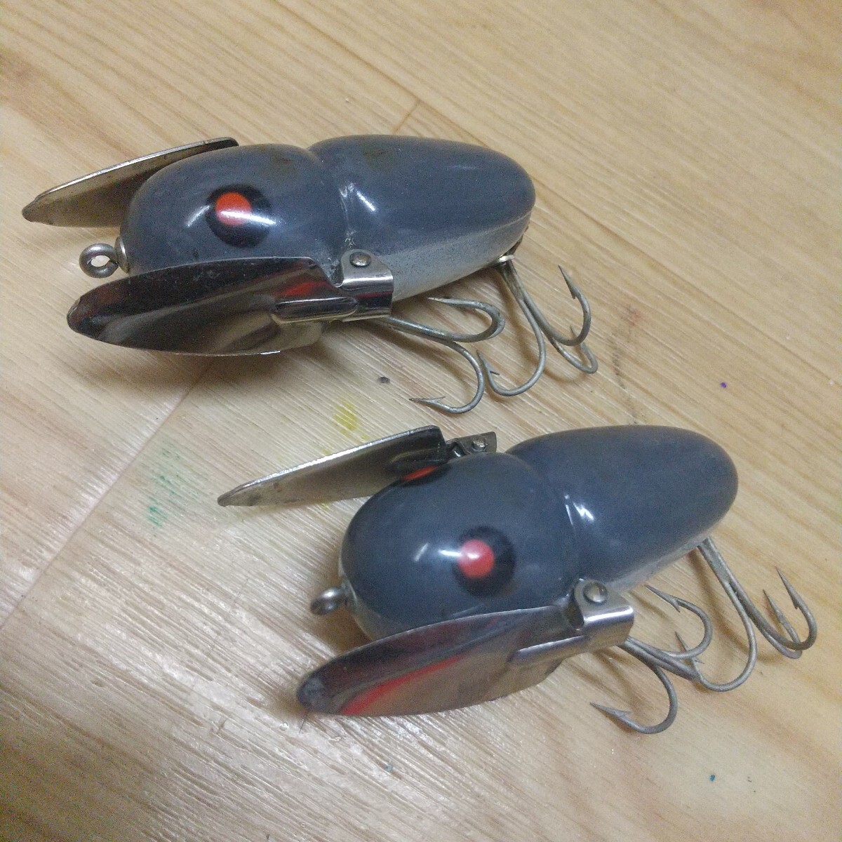 ヘドン クレイジークローラー オールド マウスカラー 2個セット1980年頃 コンパクト便送料無料拍卖