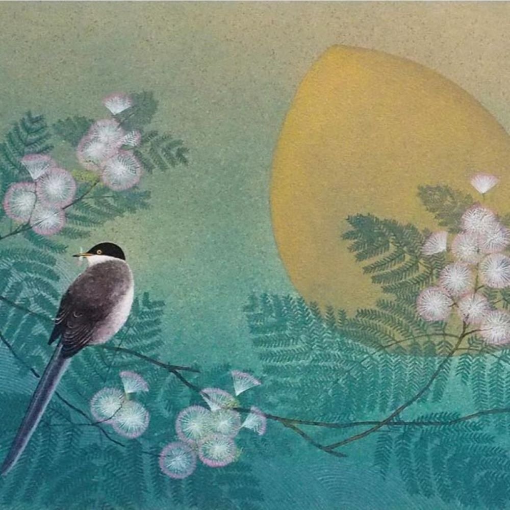 石踊達哉 「夏の訪れ」 /オリジナルリトグラフ/直筆サイン有り・印有り/2008年発行/横長作品/現代日本画壇で活躍/真作保証/ENCHANTE拍卖