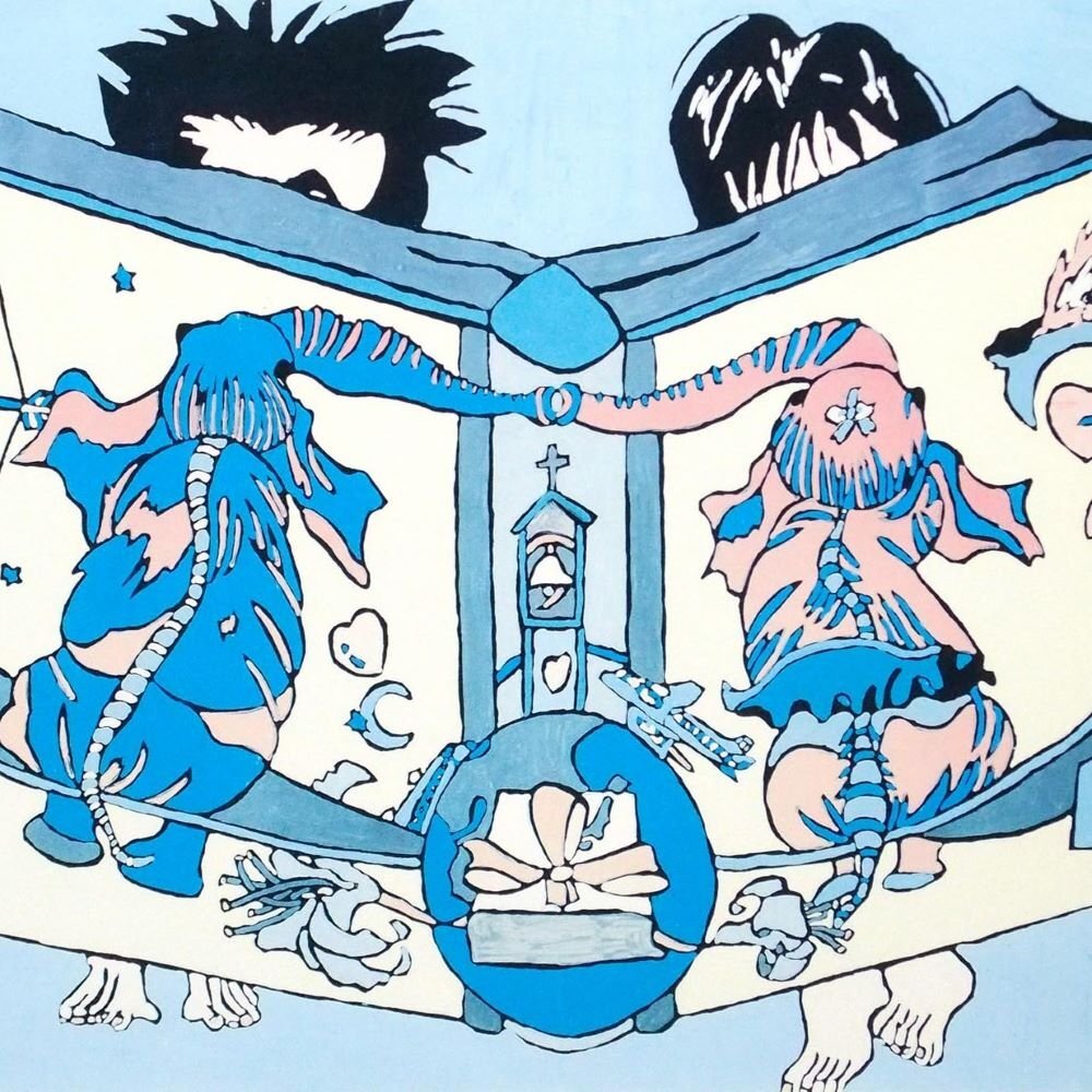 ジミー大西 「バケーション」 /オフセット/直筆サイン有り/シュールな画風/2022年 画業30年/お笑い芸人/吉本興業/真作保証/ENCHANTE拍卖