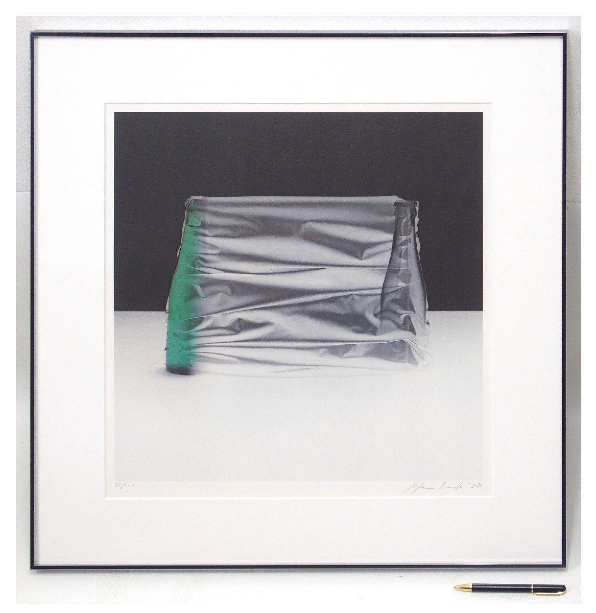 遠藤享 「SPACE AND SPACE」 オフセットリトグラフ/自然や宇宙をテーマ/大英博物館、サンパウロ美術館など所蔵/真作保証/186/ENCHANTE拍卖