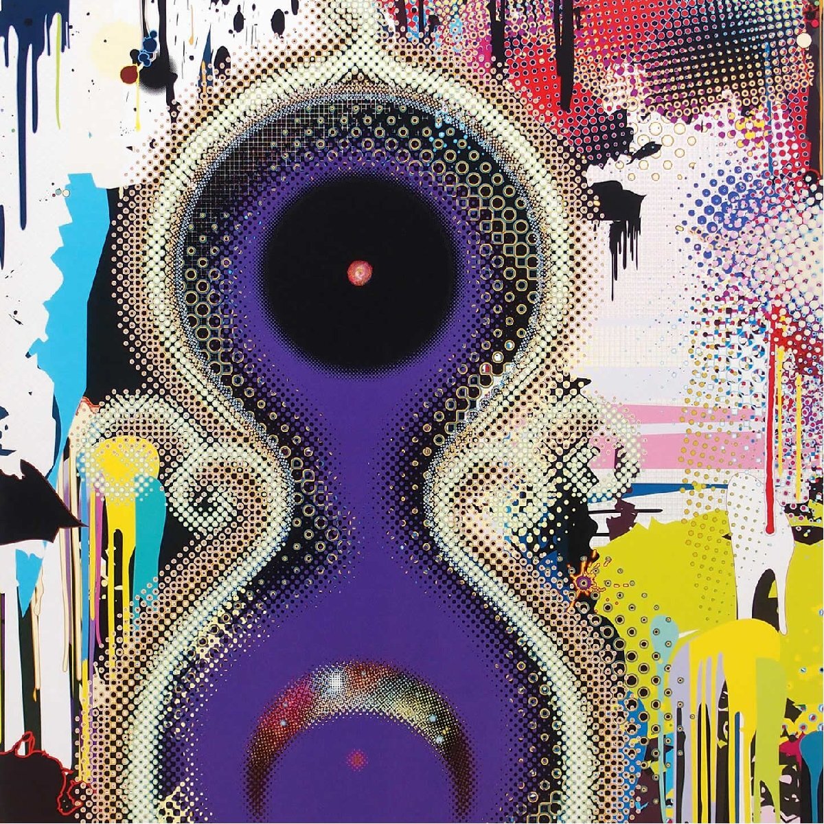 村上隆 「ゲノム№10^7×2^122(不可説不可説転)」 /オフセット印刷、箔/2009年制作/直筆サイン有り/限定300部/シートのみ/ENCHANTE拍卖