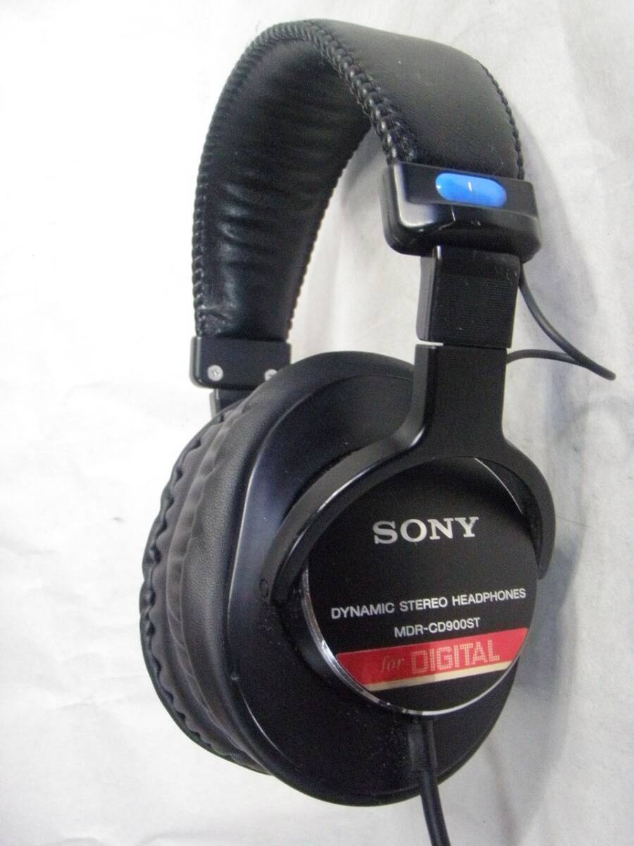 SONY MDR-CD900ST 新品互換イヤーパッド交換済 音出確認済 モニターヘッドホン 182拍卖