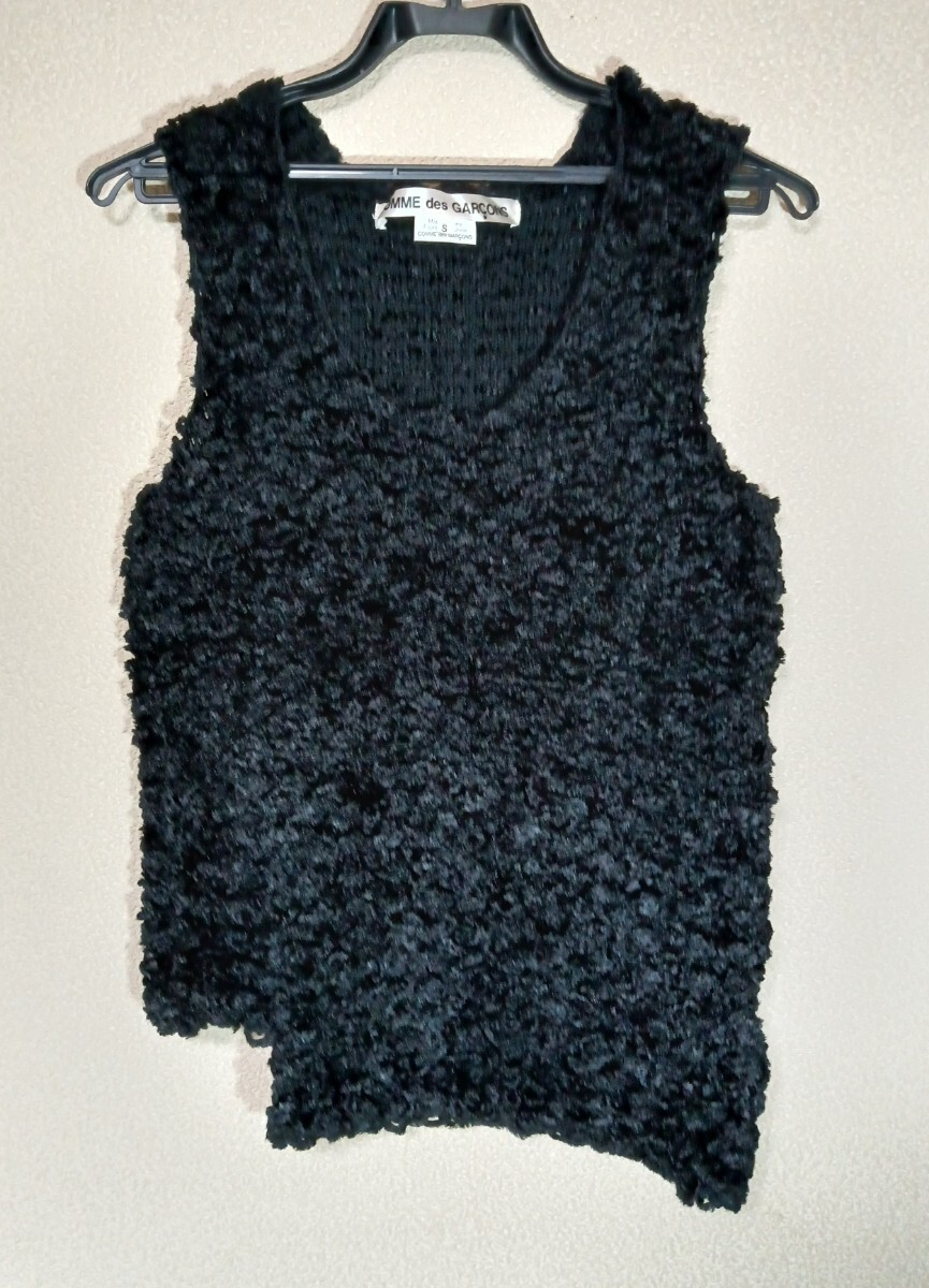 COMME des GARCONS ベスト サイズS ブラック 品番GD-N019拍卖