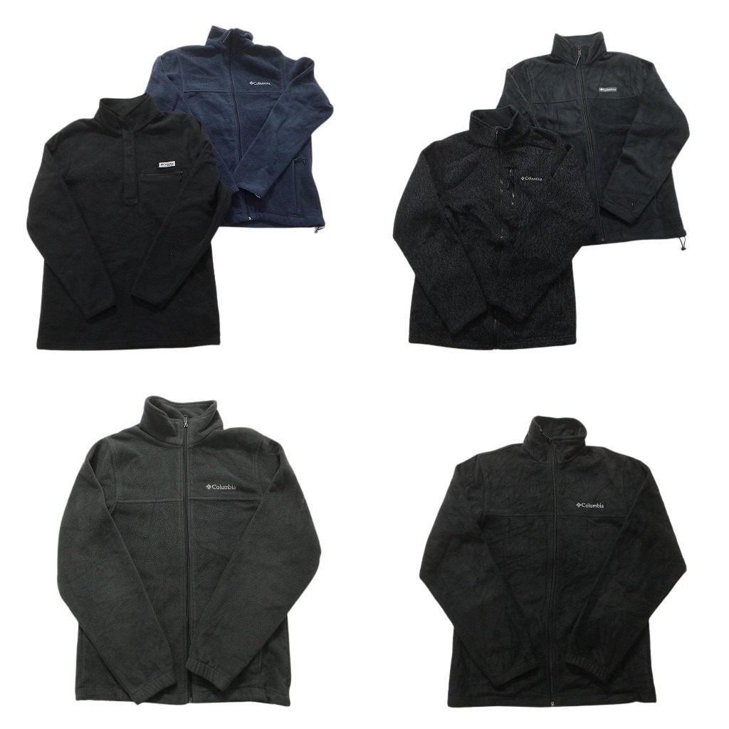 古着卸 まとめ売り コロンビア フリース 6枚セット (メンズ S ) PFG フルジップ ドローコード ジップポケット 中古 古着 NC2476拍卖