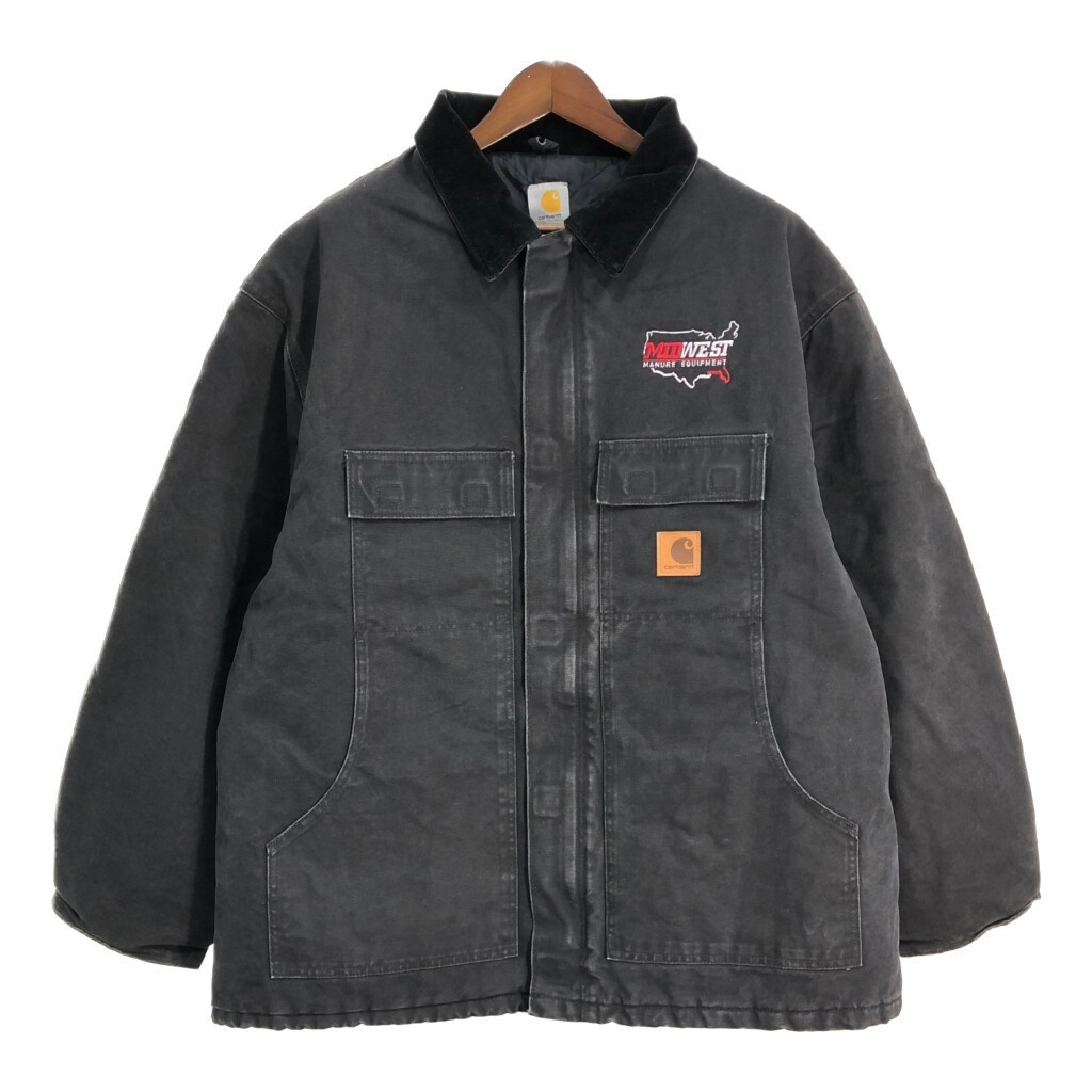 Carhartt カーハート トラディショナルジャケット 大きいサイズ ブラック(メンズ 3XL)中古 古着 T8210拍卖