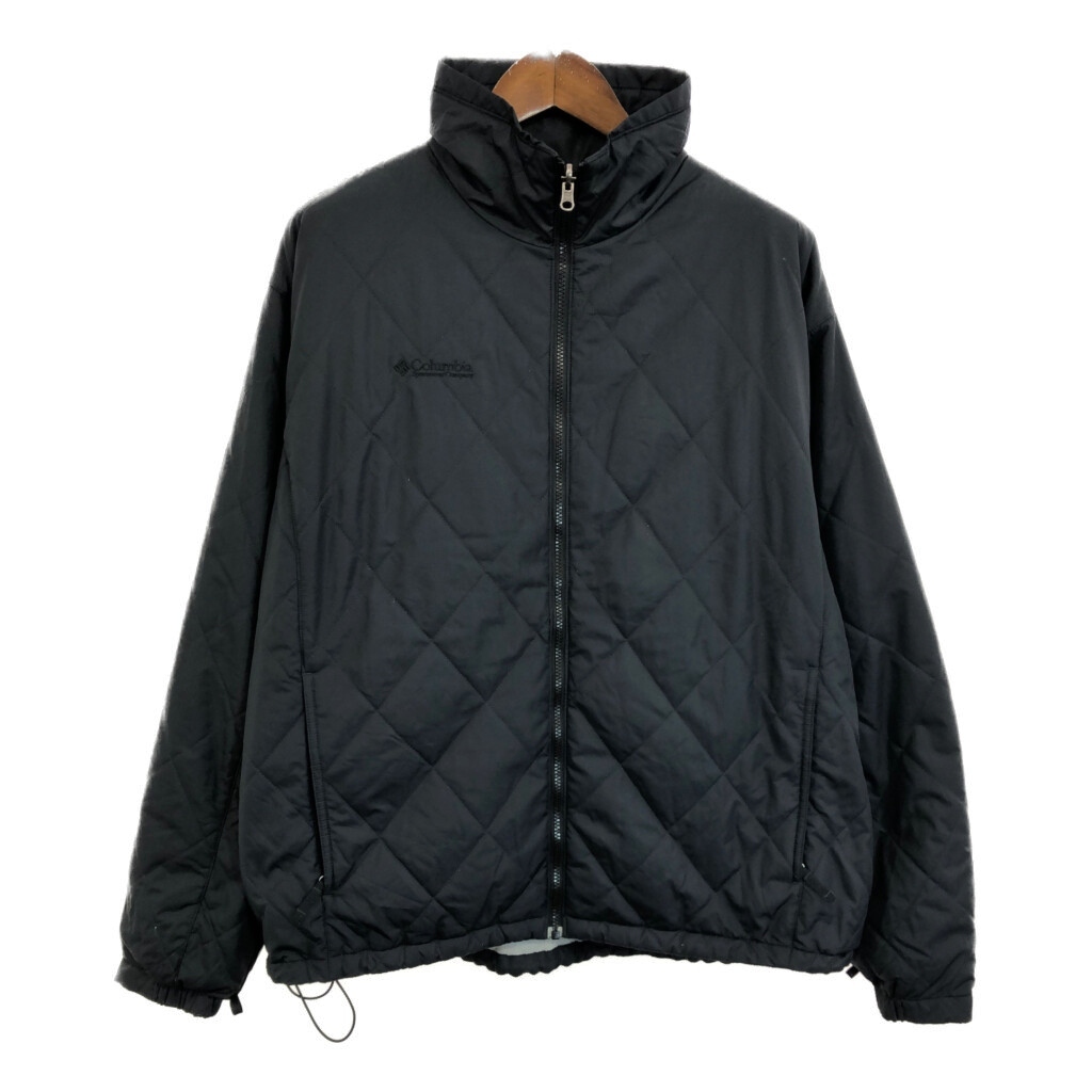 Columbia コロンビア キルティングジャケット アウトドア ブラック(メンズ XLT)中古 古着 U3070拍卖
