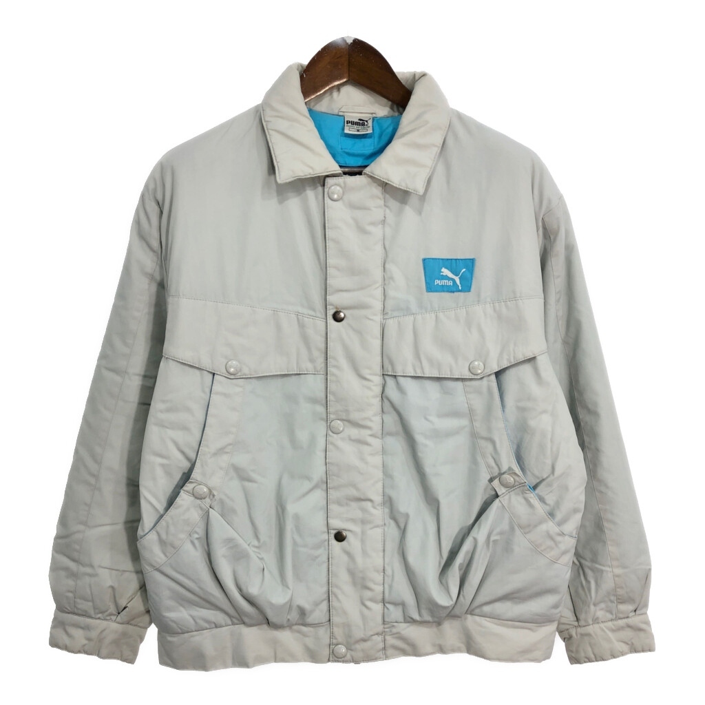 PUMA プーマ 中綿ジャケット スポーツ アイボリー(メンズ 5)中古 古着 U3109拍卖