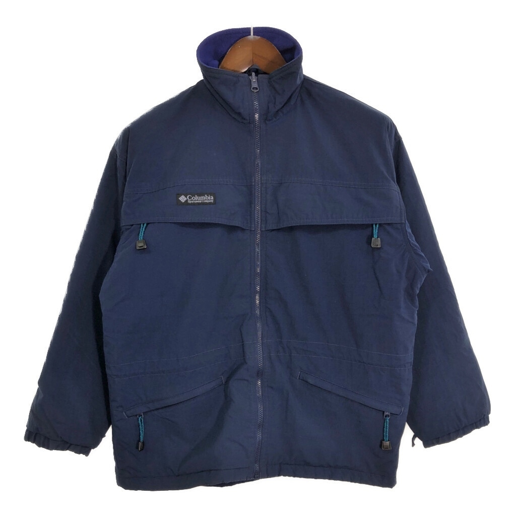 Columbia コロンビア ナイロンジャケット アウトドア ネイビー(レディース M)中古 古着 U3612拍卖