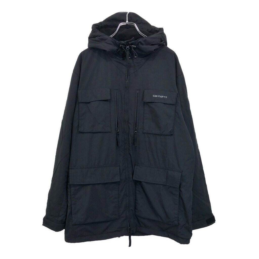 Carhartt カーハート マウンテンパーカー ブラック(メンズ XL)中古 古着 U4527拍卖