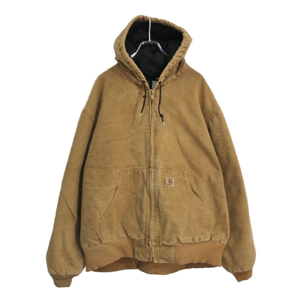Carhartt カーハート アクティブジャケット 大きいサイズ ブラウン(メンズ 2XL)中古 古着 U4871拍卖