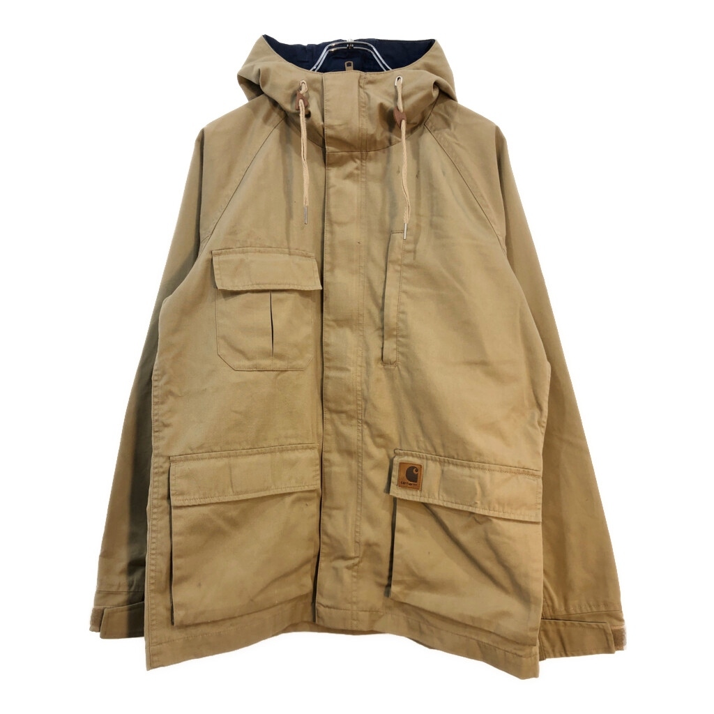 Carhartt カーハート TERRY JACKET マウンテンパーカー ライトブラウン(メンズ M)中古 古着 U6210拍卖