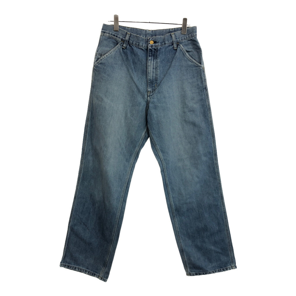 Carhartt カーハート デニムパンツ ブルー(メンズ W32 L34)中古 古着 U6364拍卖