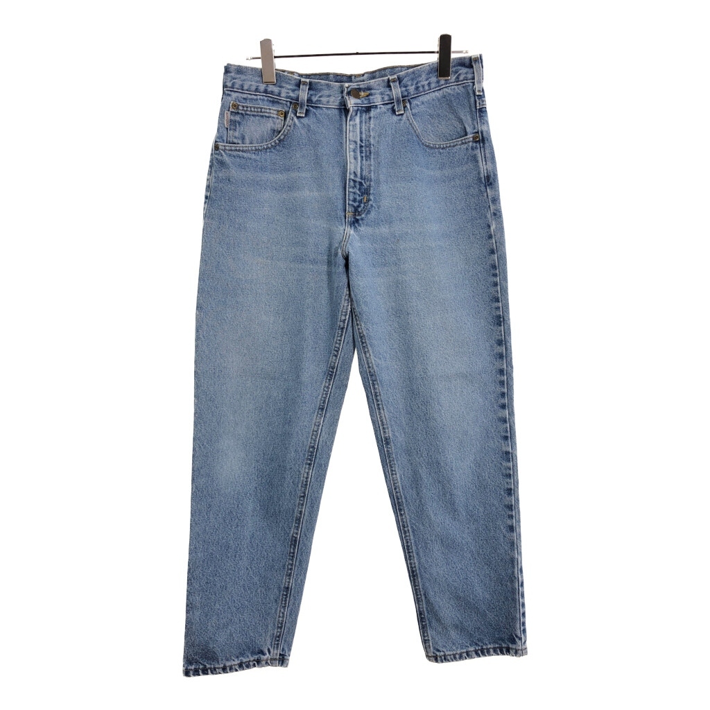 Carhartt カーハート デニムパンツ ブルー(メンズ W33 L30)中古 古着 U6386拍卖
