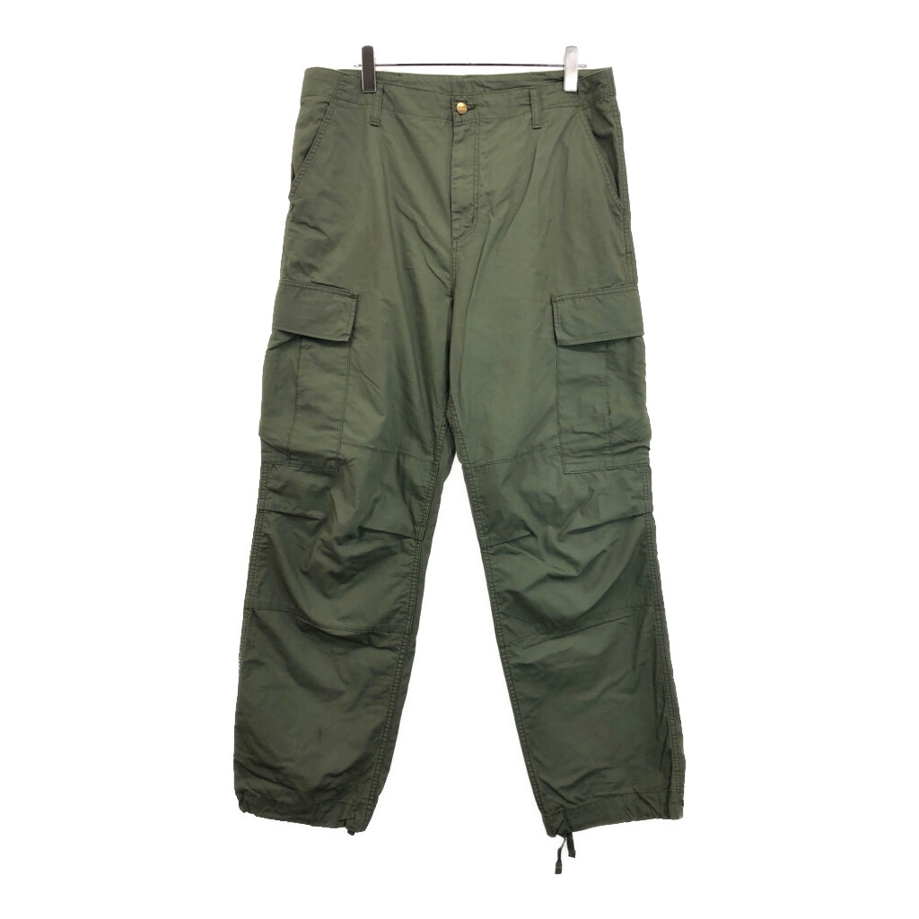 Carhartt カーハート CARGO PANTS カーゴパンツ オリーブ(メンズ W34 L32)中古 古着 U6489拍卖