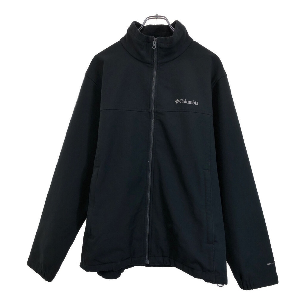 Columbia コロンビア OMNI-SHIELD オムニシールド ソフトシェルジャケット アウトドア ブラック(メンズ L)中古 古着 U6774拍卖