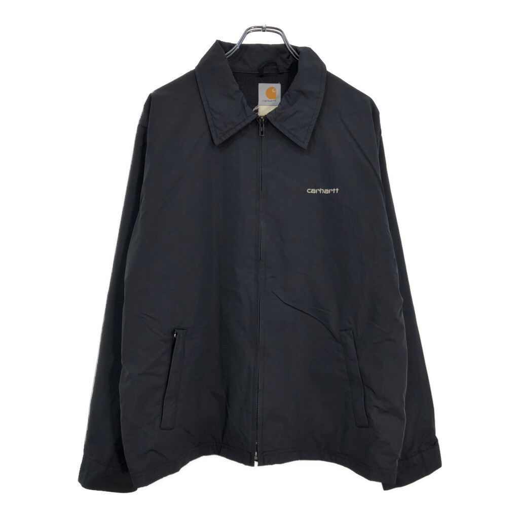 Carhartt カーハート ナイロン ワークジャケット ブラック(メンズ L相当)中古 古着 U7318拍卖