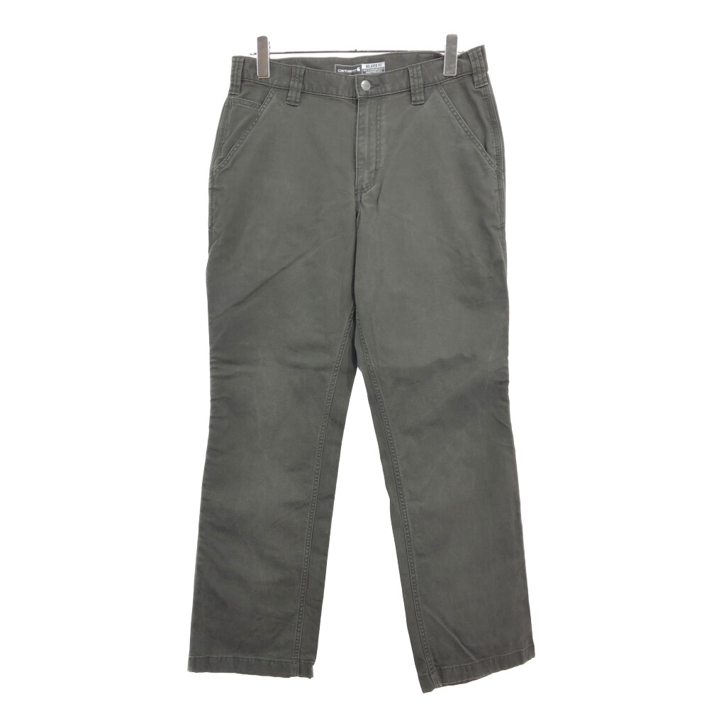 Carhartt カーハート ワークパンツ グレー(メンズ W33 L32)中古 古着 U7826拍卖