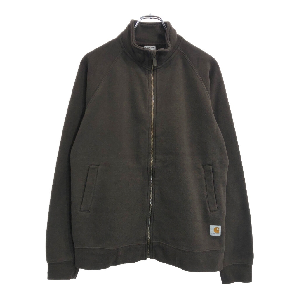 Carhartt カーハート フルジップ スウェット ブラウン(メンズ M)中古 古着 U7194拍卖