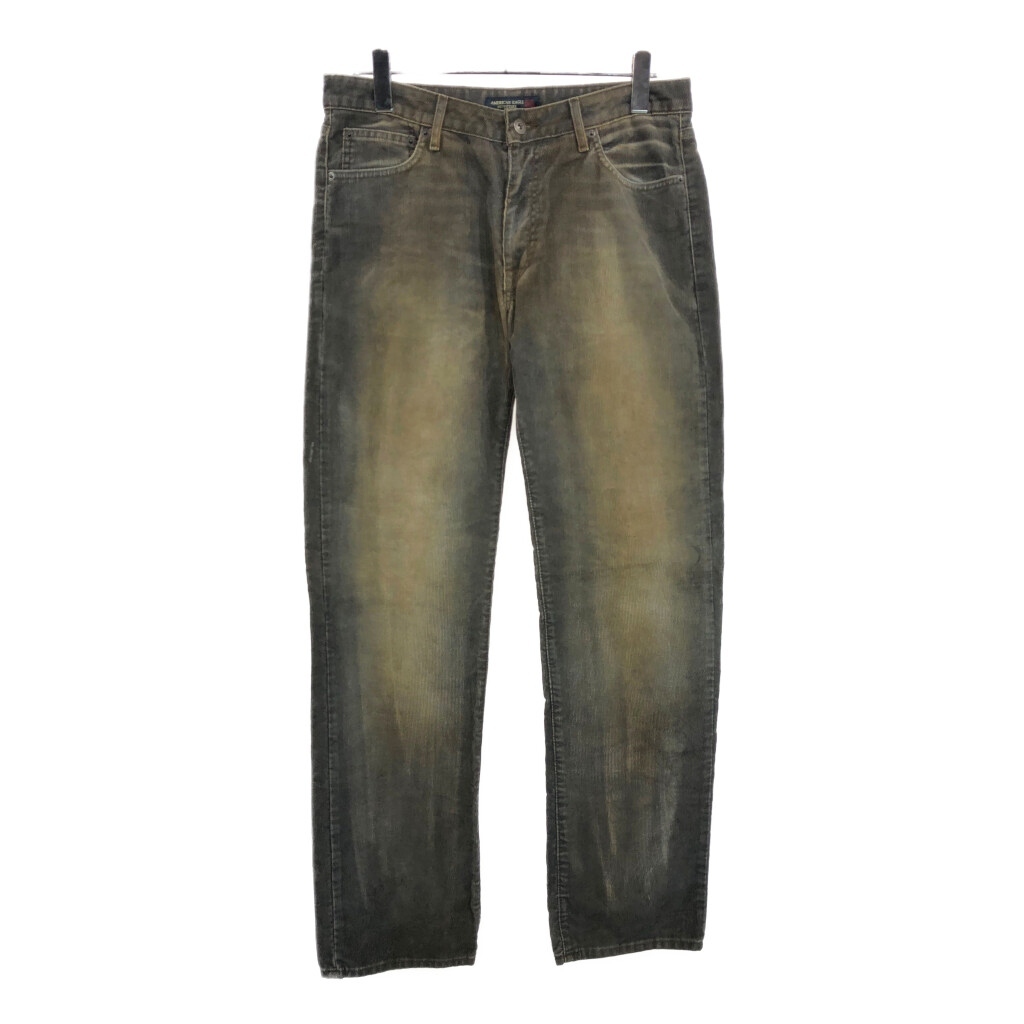 American Eagle アメリカンイーグル コーデュロイパンツ カーキ( W32 L34)中古 古着 U8316拍卖