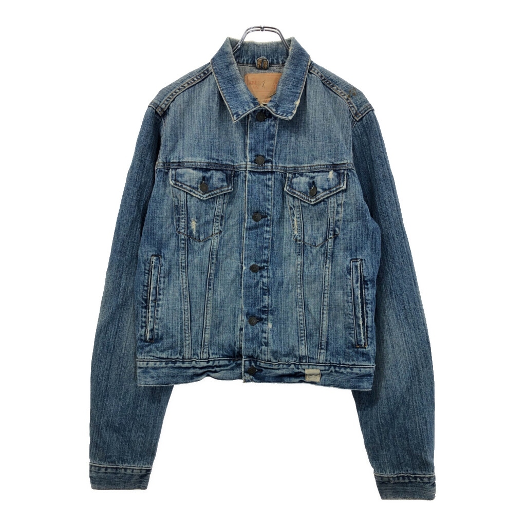 Abercrombie & Fitch アバクロンビーアンドフィッチ デニムジャケット ブルー(メンズ M)中古 古着 U8715拍卖