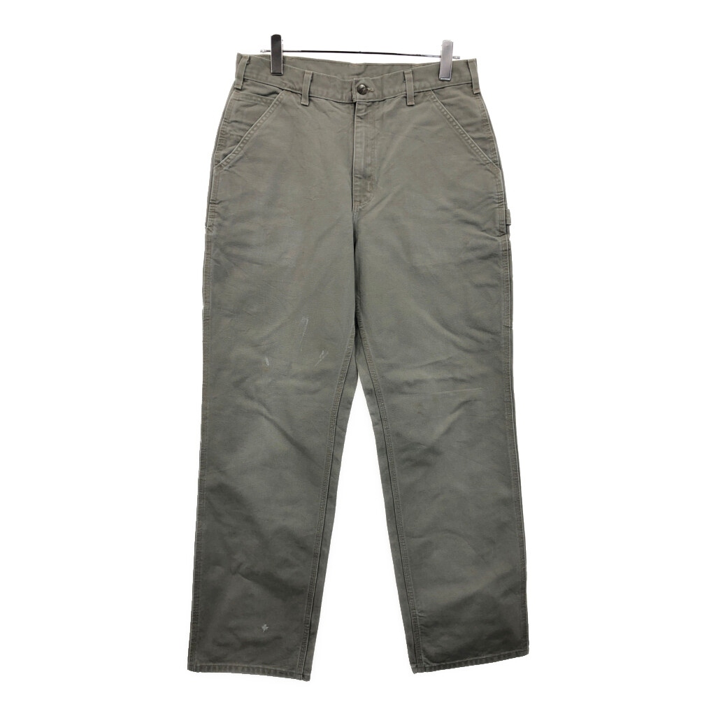 Carhartt カーハート ダックペインターパンツ ワーク ベージュ(メンズ W34 L34)中古 古着 U8959拍卖