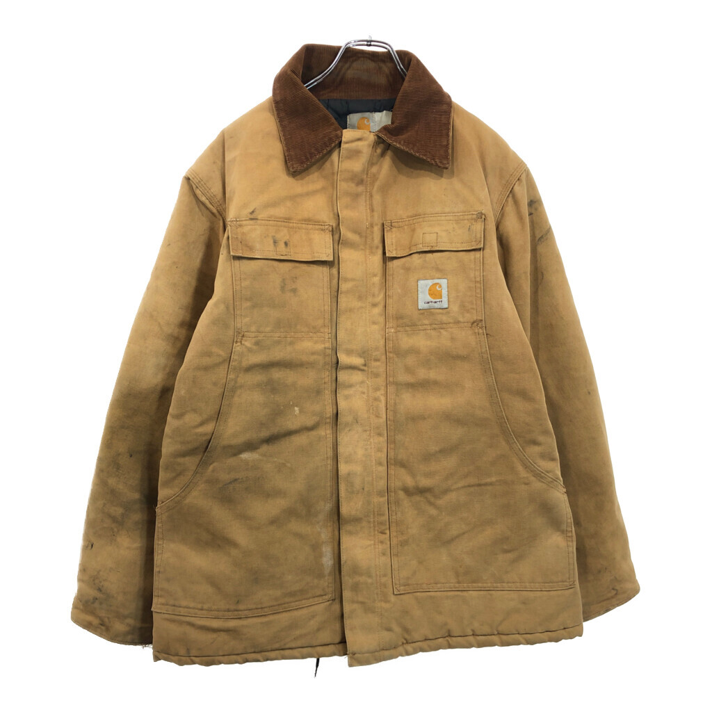 Carhartt カーハート トラディショナルコート ワークジャケット ライトブラウン(メンズ M相当)中古 古着 V0063拍卖