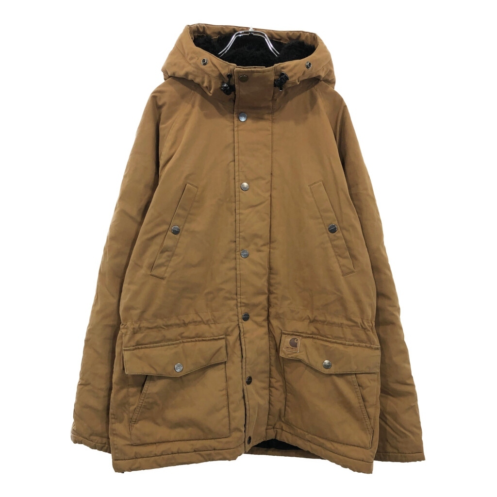 Carhartt カーハート TRAPPER PARKA トラッパーパーカー ライトブラウン(メンズ XL)中古 古着 V0397拍卖