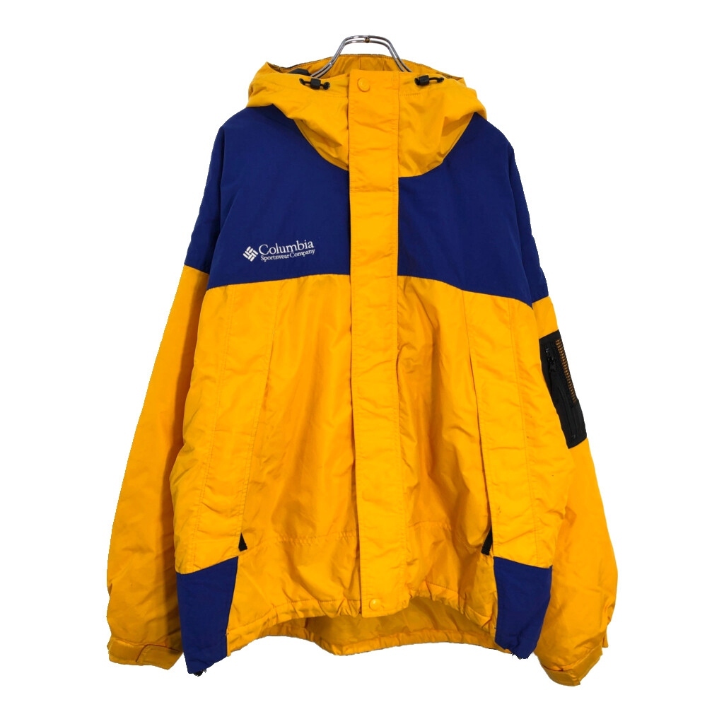 Columbia コロンビア マウンテンパーカー アウトドア イエロー(メンズ XL)中古 古着 V1231拍卖