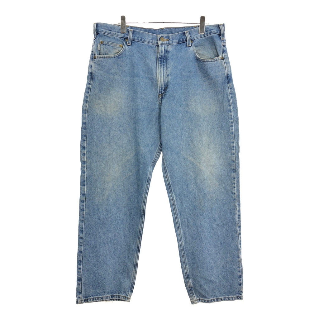 Carhartt カーハート デニムパンツ 大きいサイズ ブルー(メンズ W40 L30)中古 古着 V1466拍卖