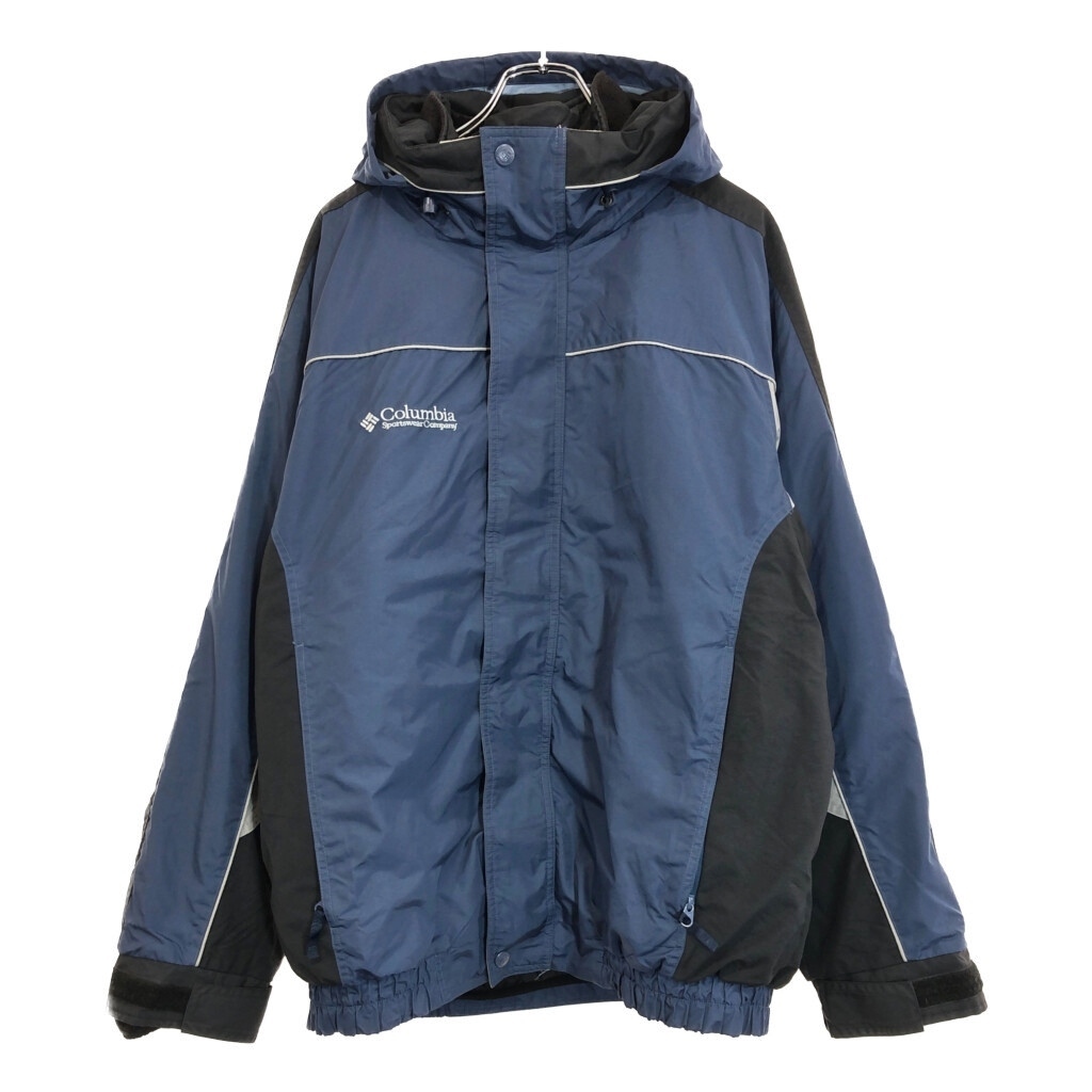 Columbia コロンビア マウンテンパーカー アウトドア ネイビー(メンズ L)中古 古着 U3767拍卖