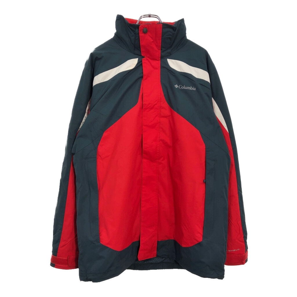 Columbia コロンビア マウンテンパーカー アウトドア レッド(メンズ L)中古 古着 U3800拍卖
