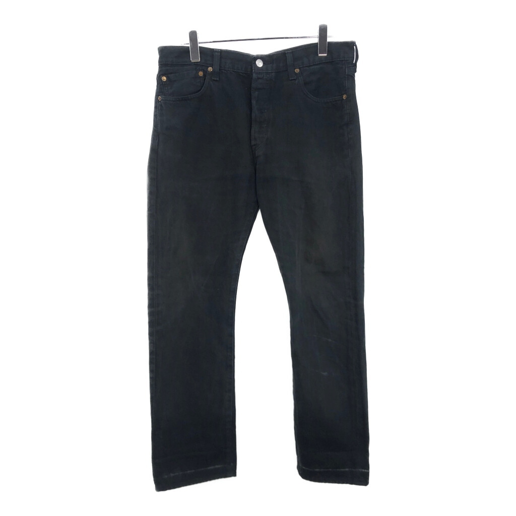Levi's リーバイス 501 デニムパンツ ブラック(メンズ W34 L30)中古 古着 V0068拍卖