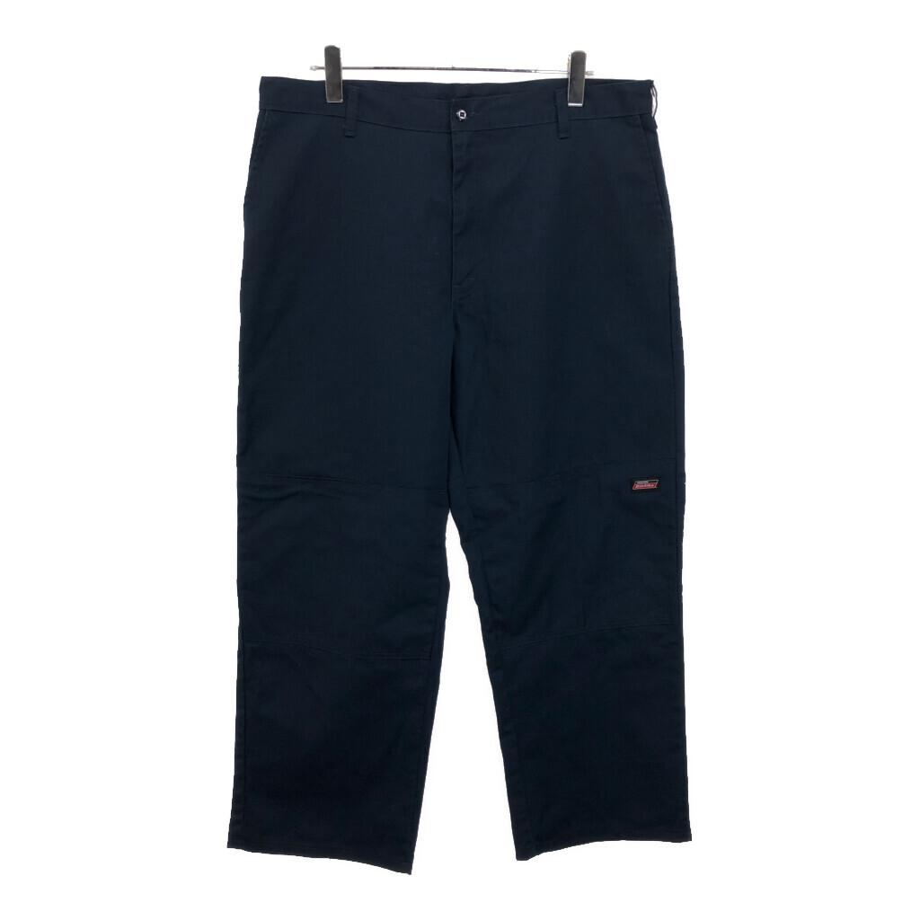 Dickies ディッキーズ ダブルニー ワークパンツ 大きいサイズ ネイビー(メンズ W38 L30)中古 古着 V0102拍卖