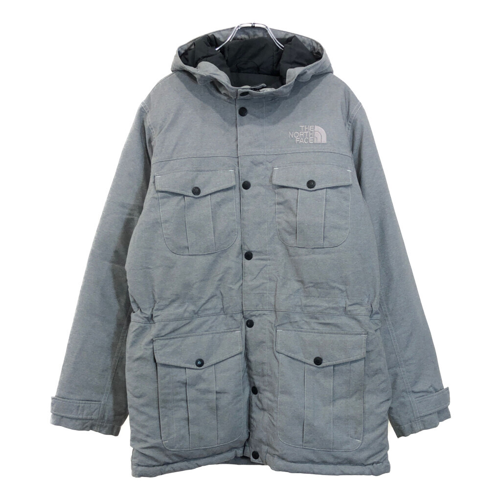 THE NORTH FACE ノースフェイス HYVENT ダウンジャケット アウトドア グレー(メンズ M)中古 古着 V0652拍卖