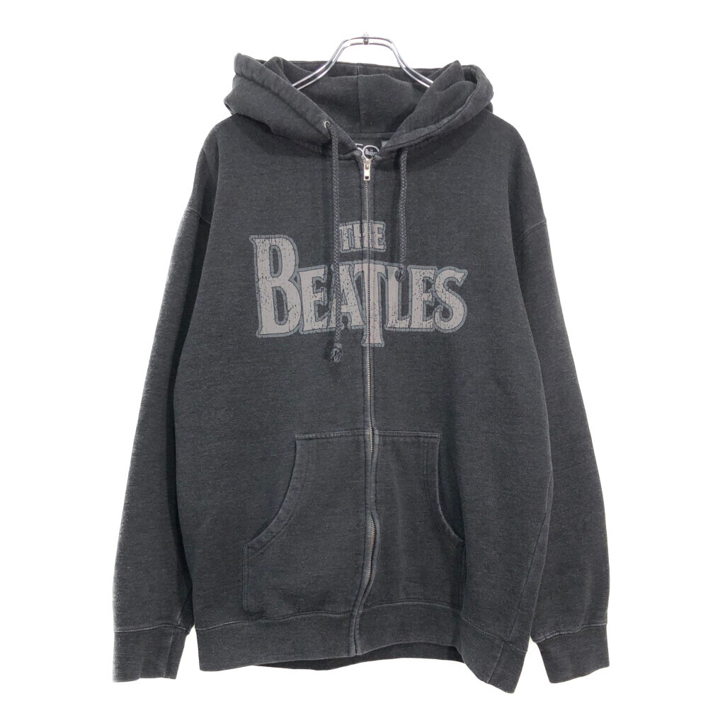 THE BEATLES ザ・ビートルズ フルジップ スウェットパーカー バンド グレー(メンズ L)中古 古着 V0662拍卖