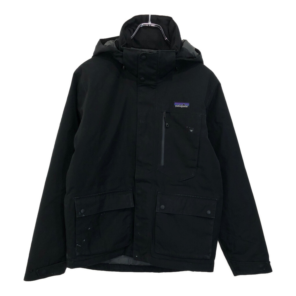patagonia パタゴニア トップリージャケット ダウンジャケット アウトドア ブラック(メンズ XS)中古 古着 V0884拍卖