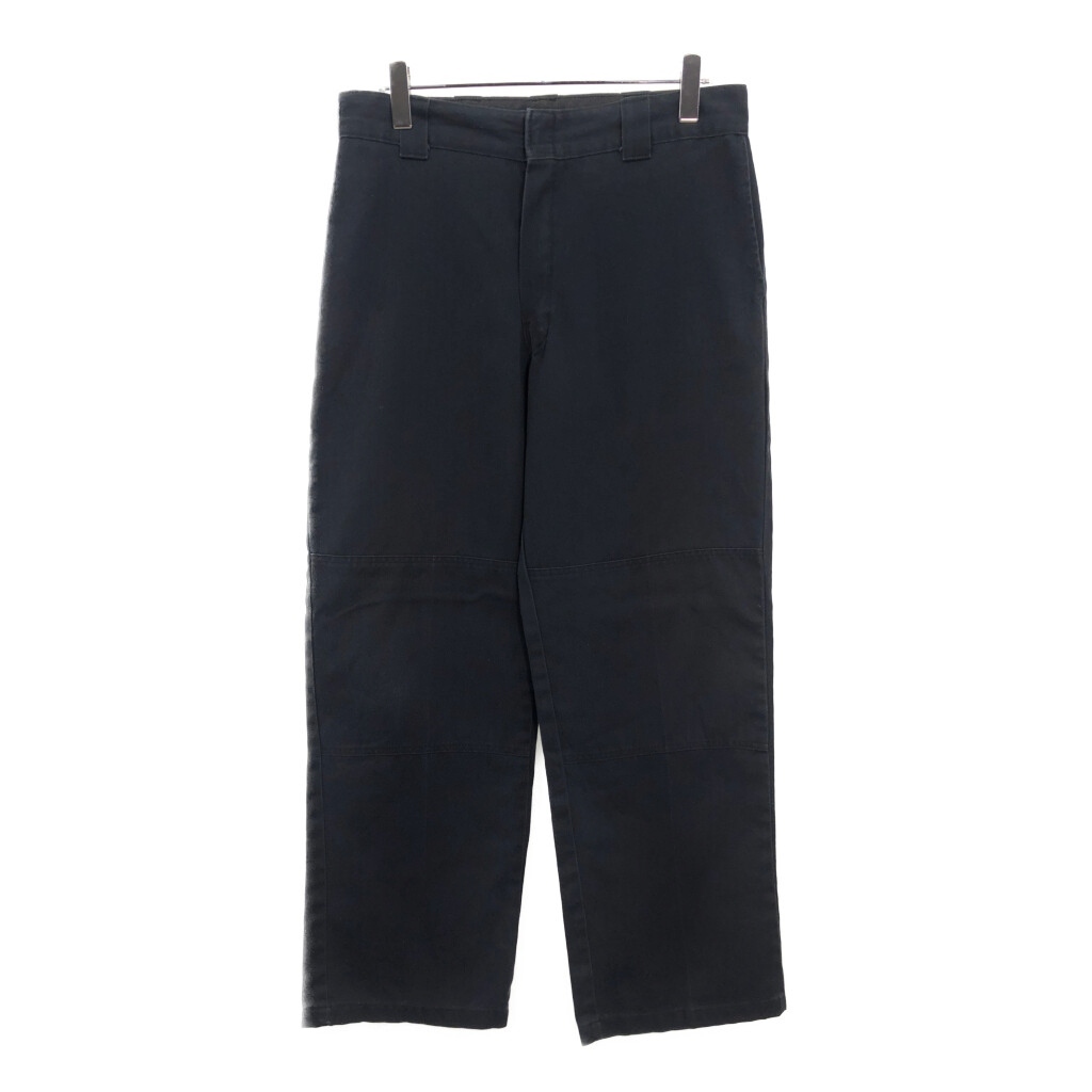 Dickies ディッキーズ ダブルニー ワークパンツ ブラック(メンズ W34 L32)中古 古着 V0971拍卖