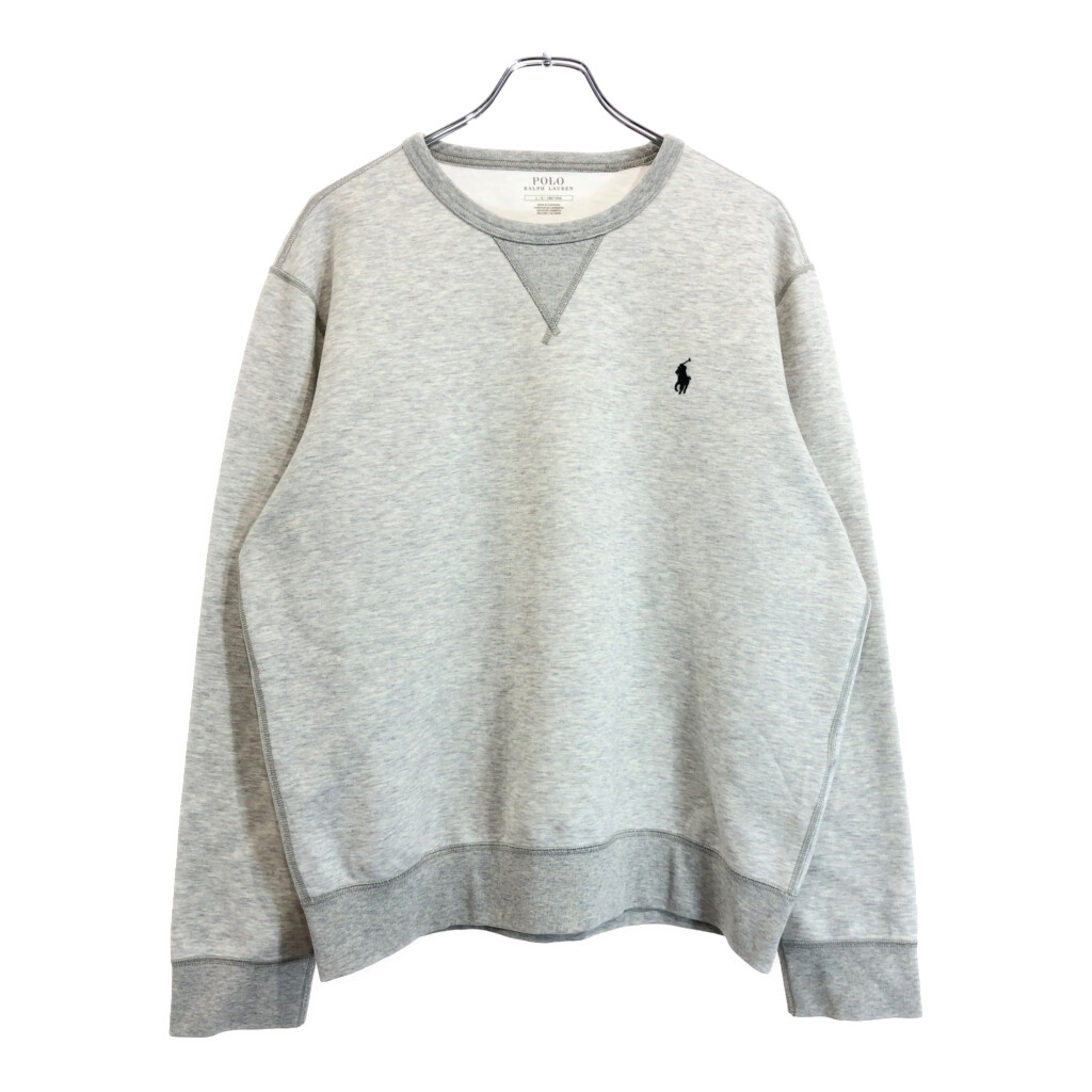 Polo by Ralph Lauren ポロ ラルフローレン スウェット グレー(メンズ L)中古 古着 V0965拍卖