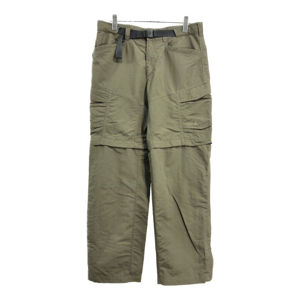 THE NORTH FACE ノースフェイス デタッチャブル カーゴパンツ アウトドア オリーブ(メンズ M)中古 古着 V1008拍卖
