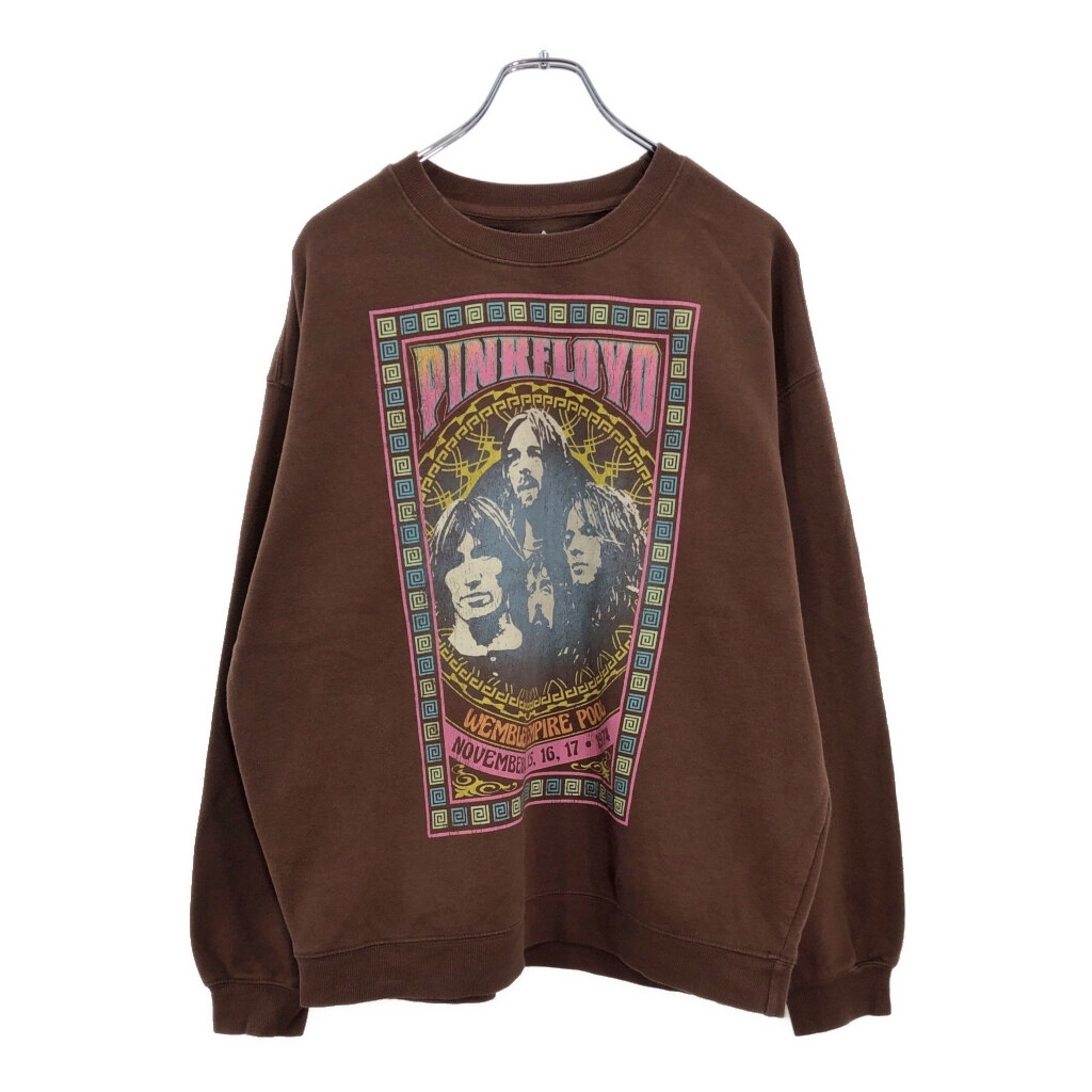 PINK FLOYD ピンク・フロイド スウェット バンド ブラウン(メンズ XL)中古 古着 V1095拍卖