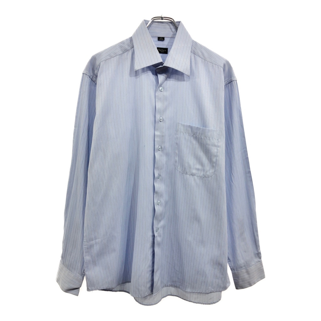 Paul Smith ポール・スミス 長袖シャツ ストライプ ライトブルー(メンズ 17)中古 古着 V1344拍卖
