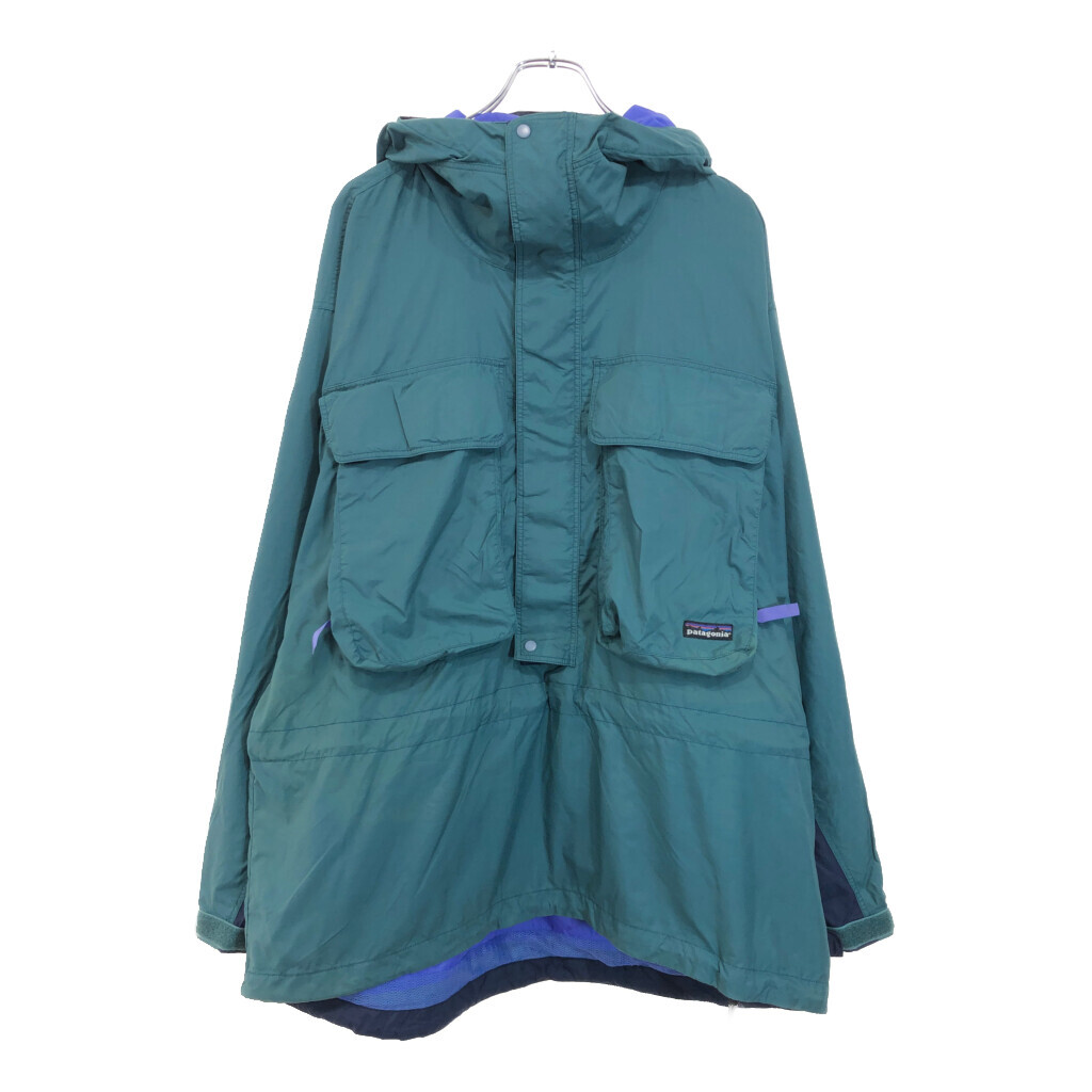 90年代 patagonia パタゴニア スカノラックジャケット マウンテンパーカー アウトドア グリーン(メンズ XL)中古 古着 V1441拍卖