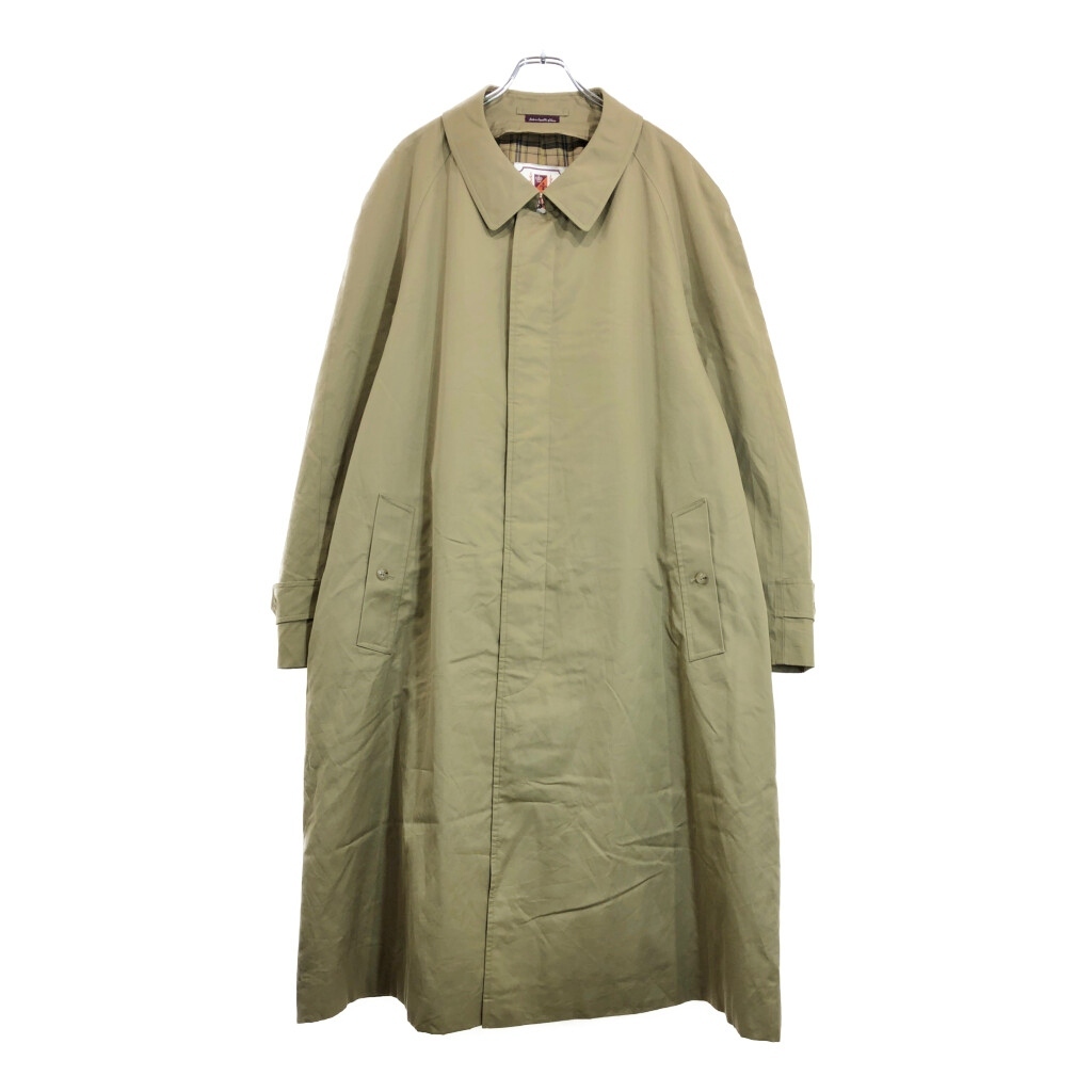 80年代 BARACUTA バラクータ ステンカラーコート バルマカーンコート ベージュ(メンズ 48 LONG)中古 古着 V1451拍卖
